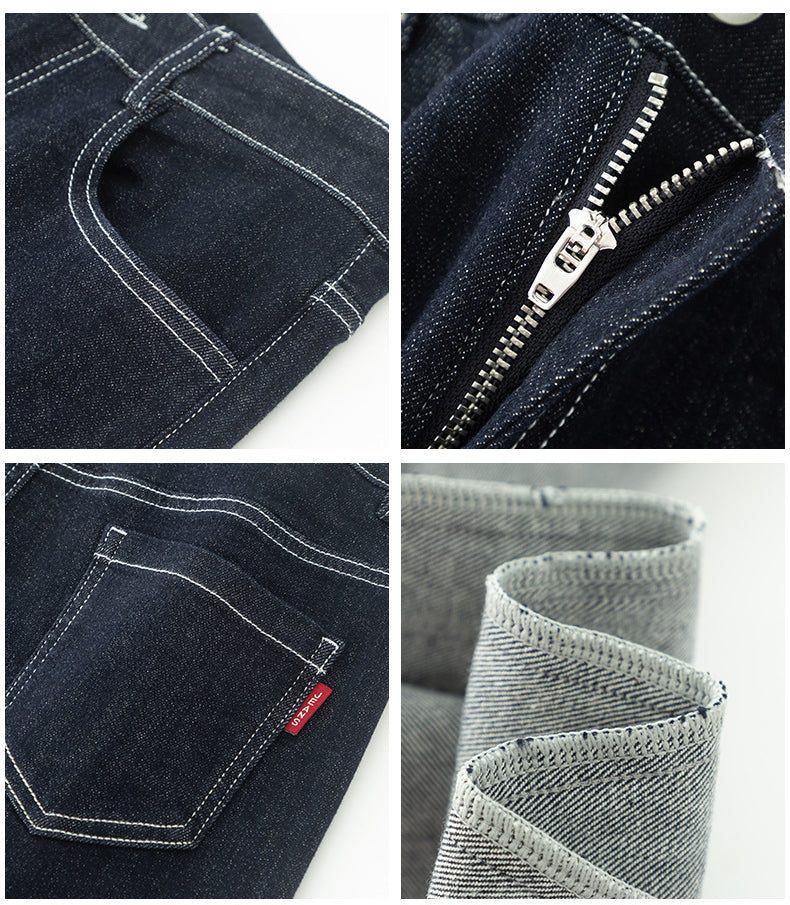 High-waisted Slim-fit Fade-resistant Straight-leg Trousers image 12