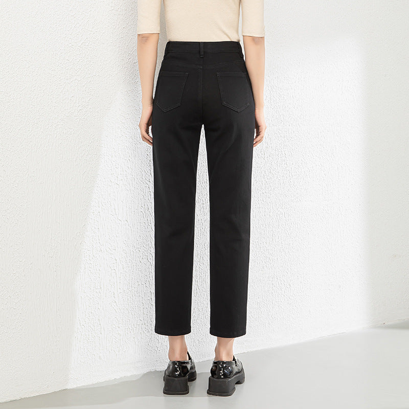 Cigarette Ankle Pants Stretch Soft Straight Jeans image 3