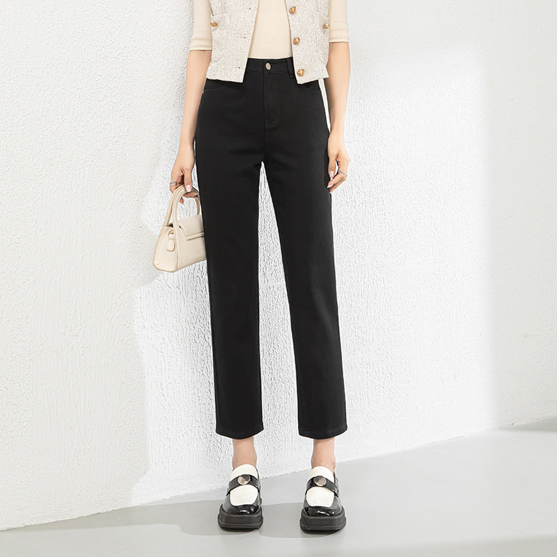 Cigarette Ankle Pants Stretch Soft Straight Jeans image 2