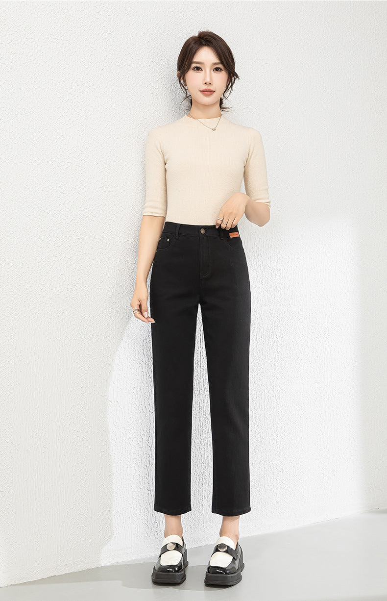 Cigarette Ankle Pants Stretch Soft Straight Jeans image 16