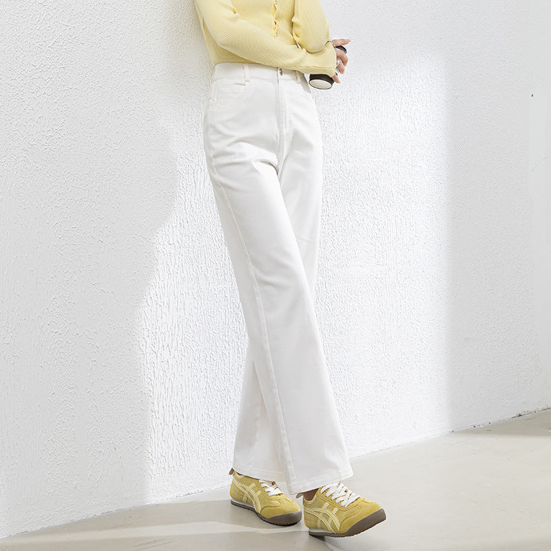 Denim Straight Pants High Waist Loose Nine-point Wide-leg Pants image 2