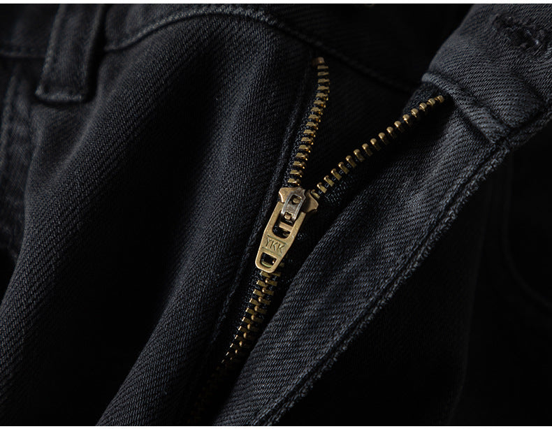 High Waist Jeans Loose Drape Mopping Pants image 17