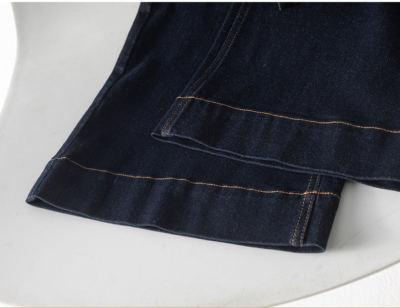 High Waist Wide Leg Cropped Jeans image 21