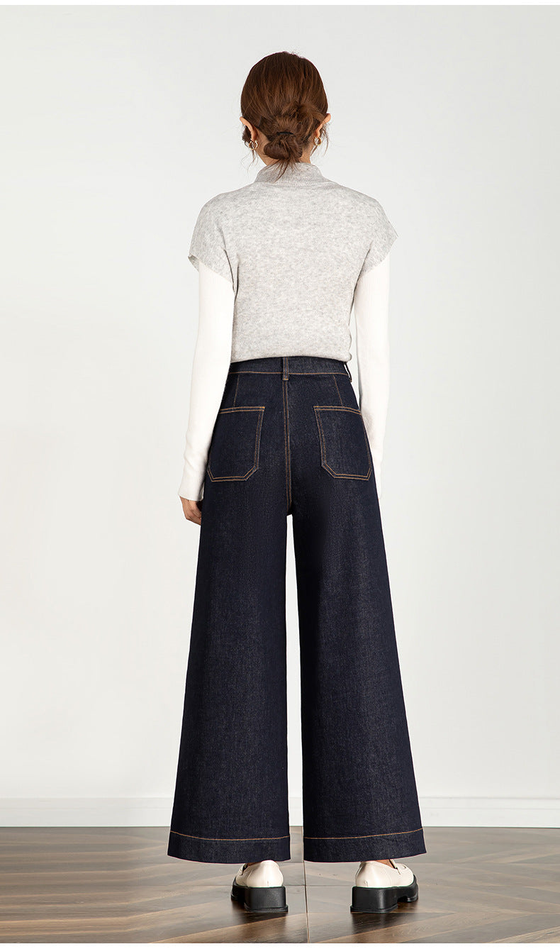 High Waisted Jeans Wide Leg Pants image 14