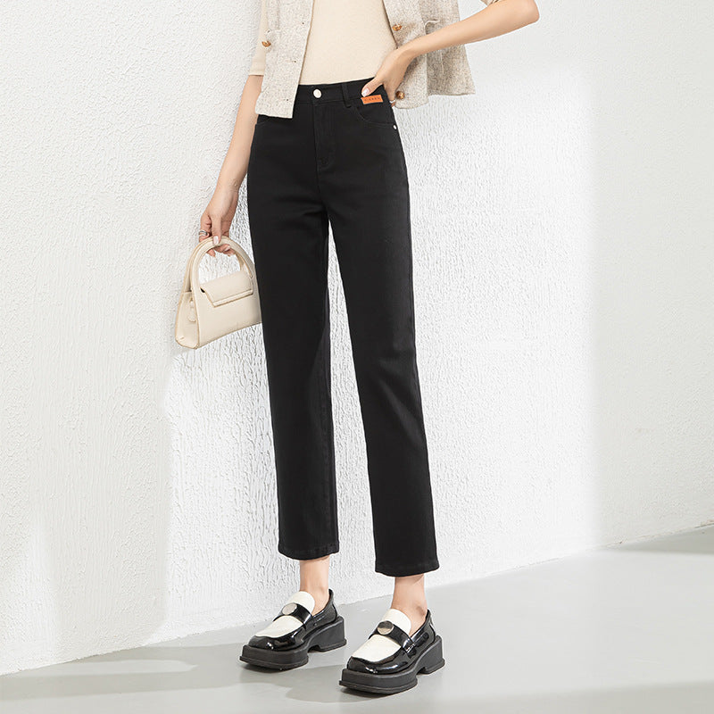Cigarette Ankle Pants Stretch Soft Straight Jeans image 1