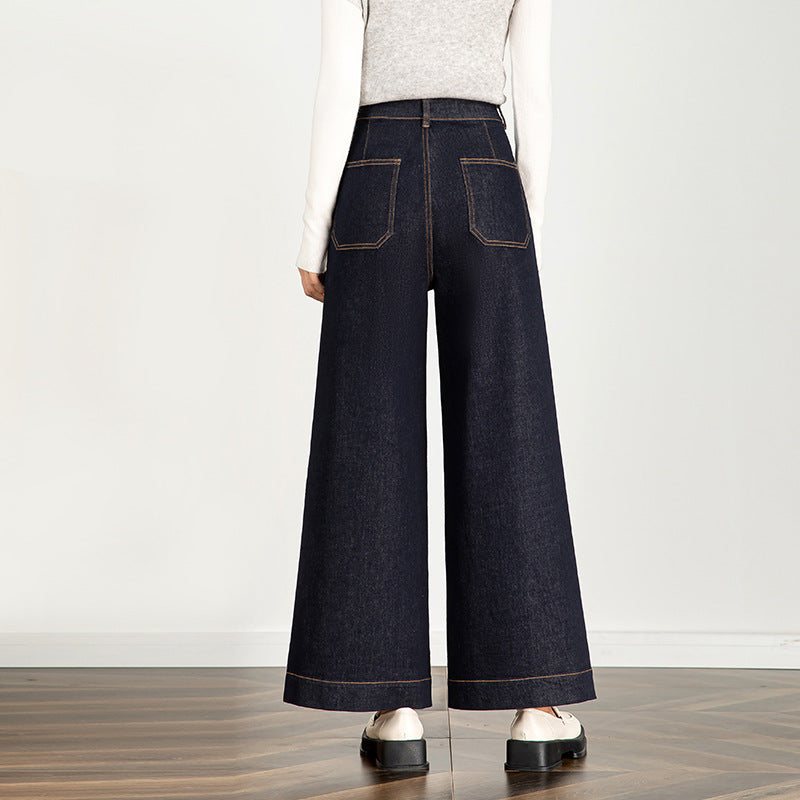 High Waisted Jeans Wide Leg Pants image 3