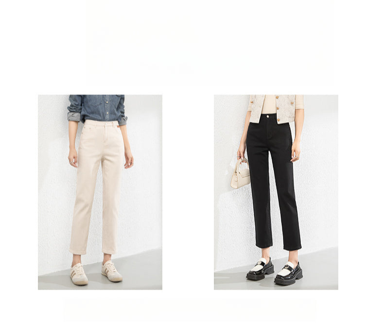 Cigarette Ankle Pants Stretch Soft Straight Jeans image 8