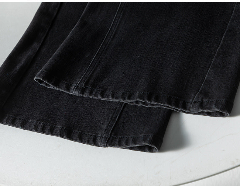 High Waist Jeans Loose Drape Mopping Pants image 18