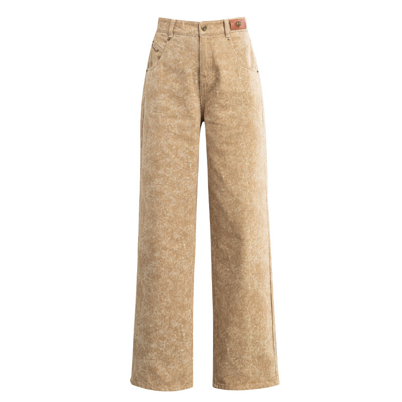 Loose Jeans High Waist Drape Wide Leg Pants image 4