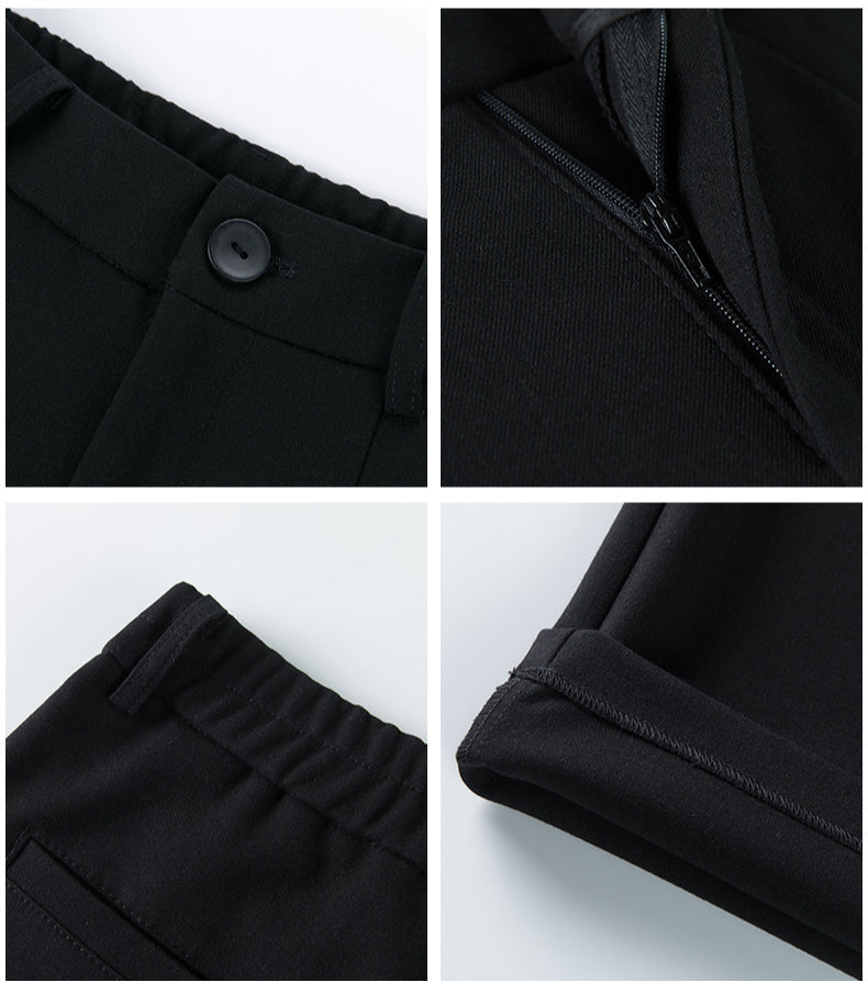 Loose Slim Casual Pants Thin Three-quarter Wide-leg Pants image 10