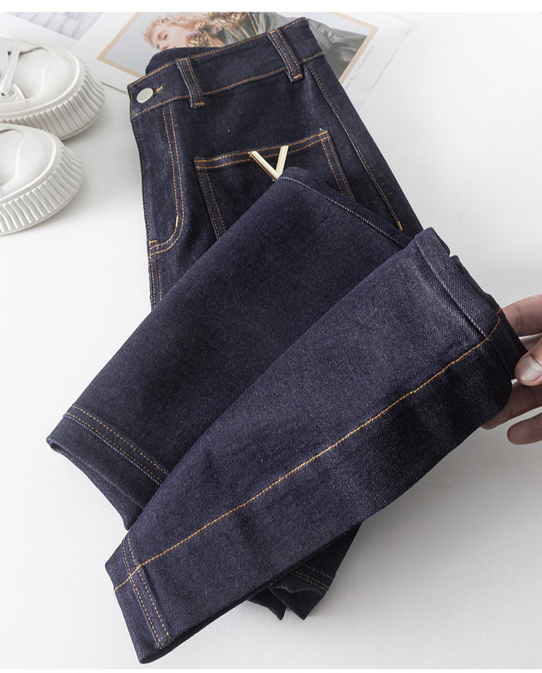 High Waisted Jeans Wide Leg Pants image 15