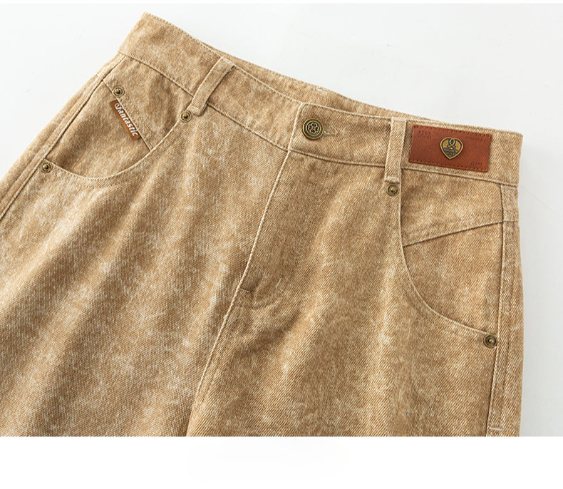 Loose Jeans High Waist Drape Wide Leg Pants image 17