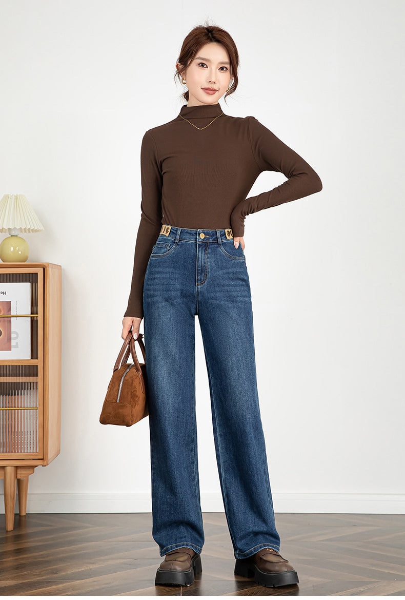 Straight Jeans Loose Slim Wide Leg Pants image 5